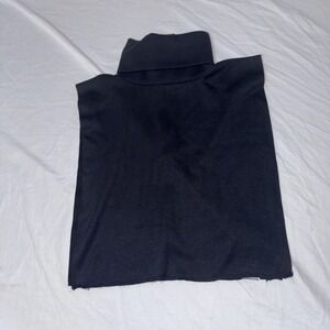 Vintage Baar & Beards Women's Black False Collar Insert One Size Fit Zip Up